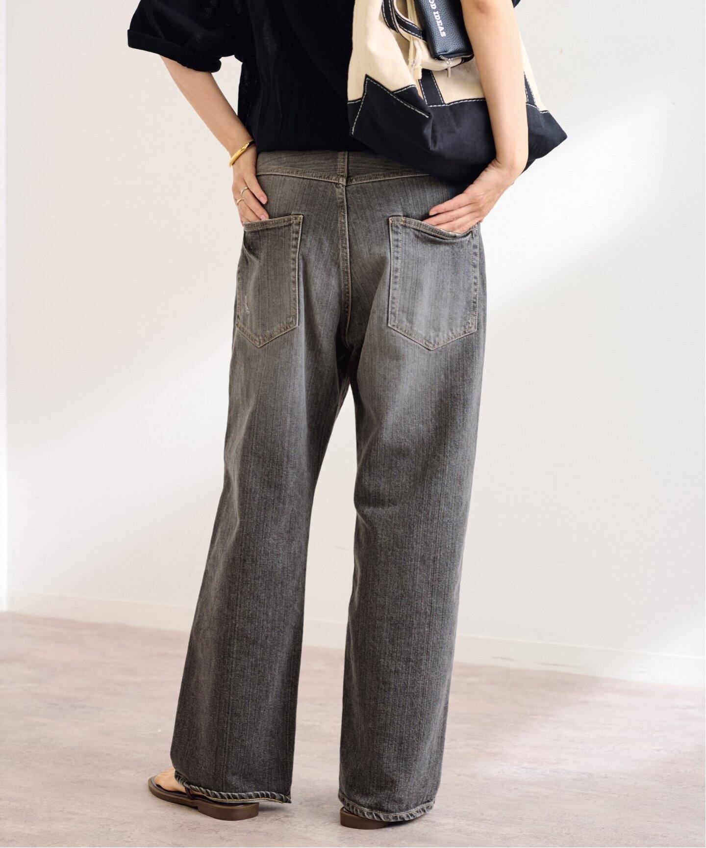 FRAMeWORK ストレートデニムパンツ サイズ40 ≪ベストセラー≫デニムストレートパンツ2（デニムパンツ
