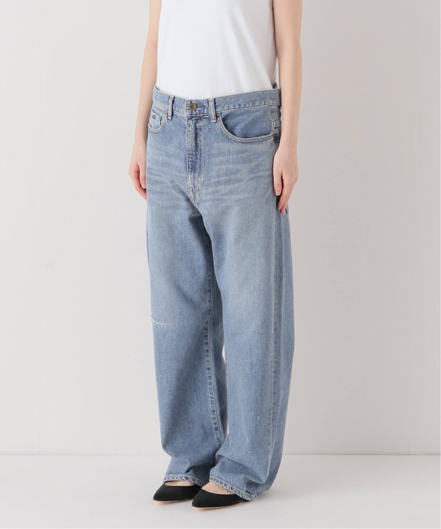 FRAMeWORK デニムストレートパンツ　新品　40サイズ FRAMeWORK デニムストレートパンツ2 ライトブルー40 新品