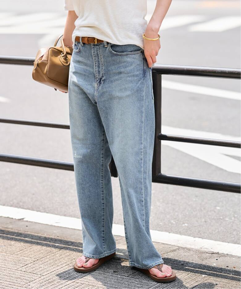 ≪追加・ベストセラー≫デニムストレートパンツ2（デニムパンツ  