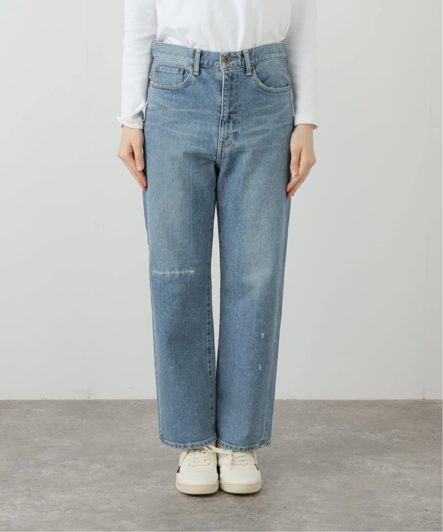 ≪追加・ベストセラー≫デニムストレートパンツ4（デニムパンツ