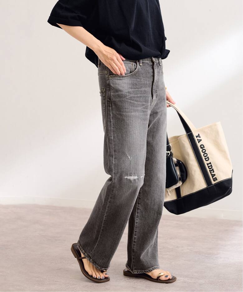 ≪追加・ベストセラー≫デニムストレートパンツ3（デニムパンツ  