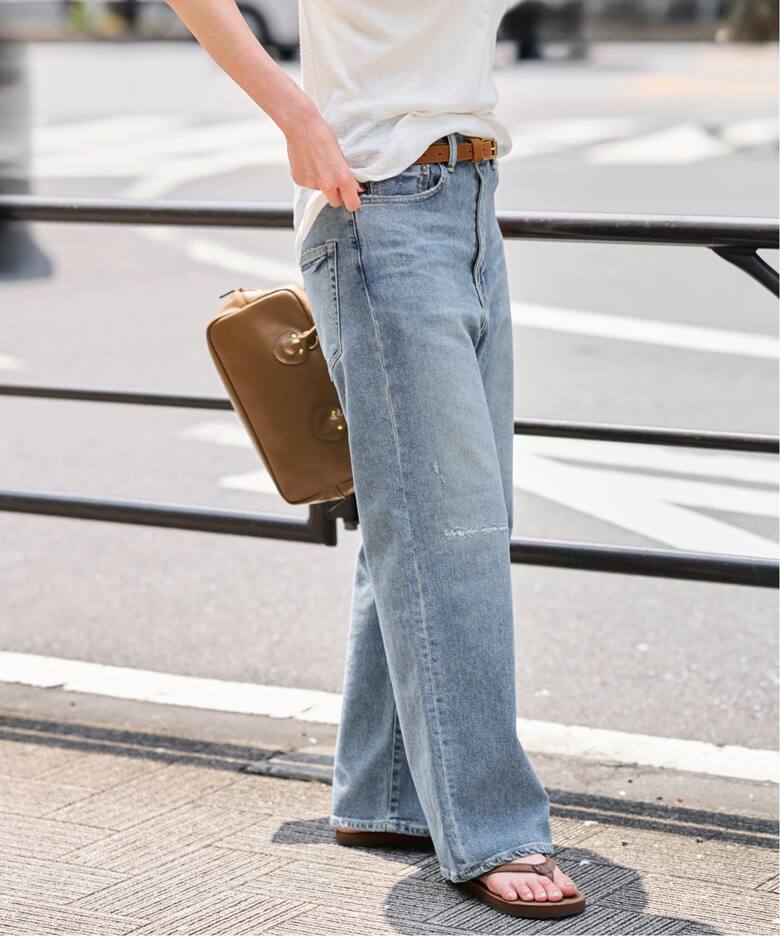 ≪追加・ベストセラー≫デニムストレートパンツ3（デニムパンツ  