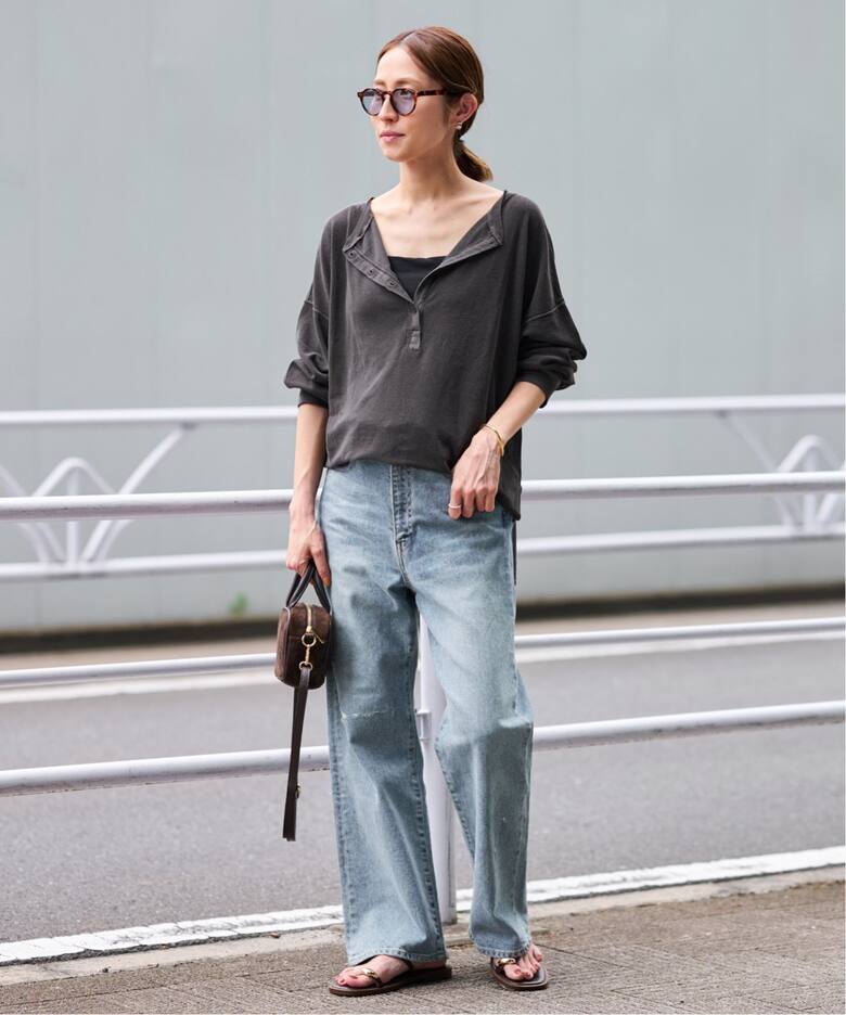 ≪追加・ベストセラー≫デニムストレートパンツ3（デニムパンツ  