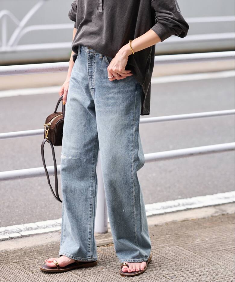 ≪追加・ベストセラー≫デニムストレートパンツ3（デニムパンツ  