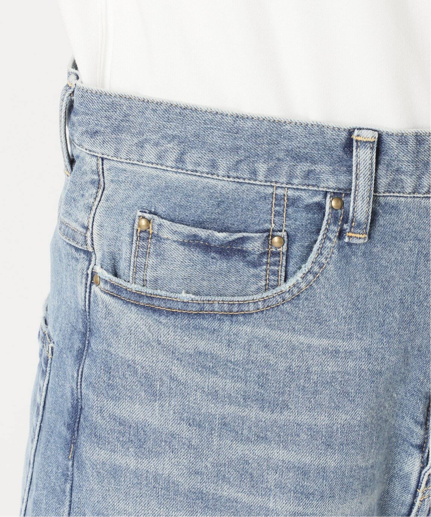 ≪追加・ベストセラー≫デニムストレートパンツ3（デニムパンツ