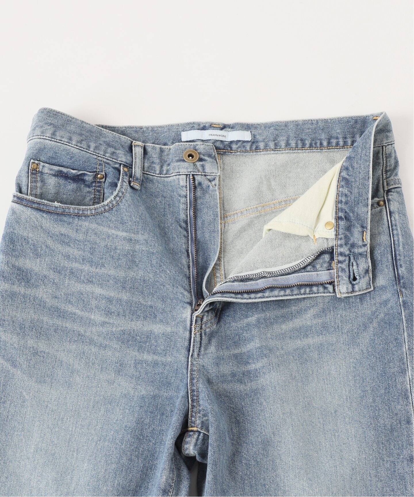 ≪追加・ベストセラー≫デニムストレートパンツ3（デニムパンツ