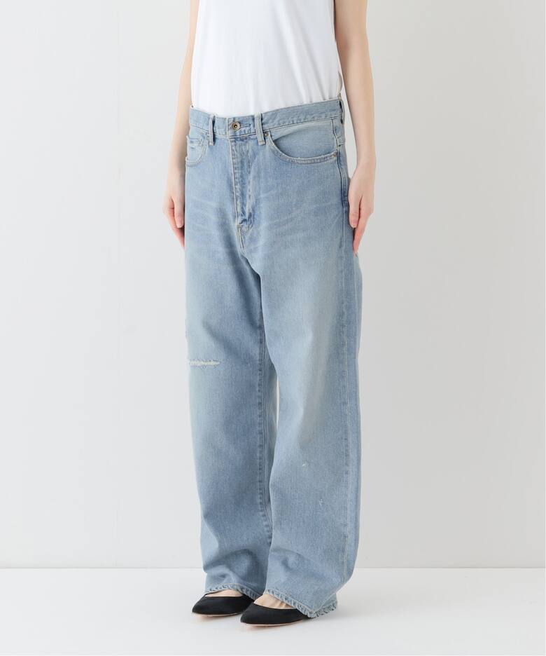 ≪追加・ベストセラー≫デニムストレートパンツ3（デニムパンツ  