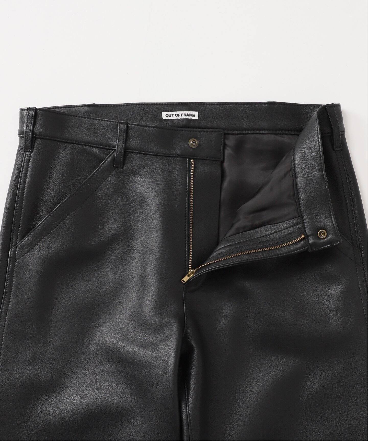 OUT OF FRAMe lamb leather パンツ（その他パンツ）｜FRAMeWORK 