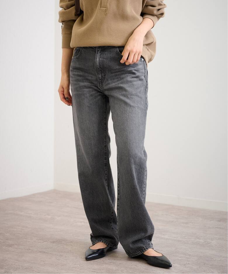 DENIMスリムストレートレッグパンツ（デニムパンツ・ジーンズ  
