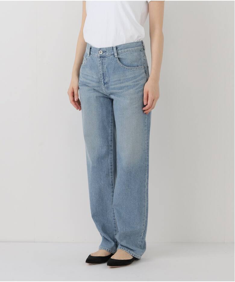 DENIMスリムストレートレッグパンツ（デニムパンツ・ジーンズ  