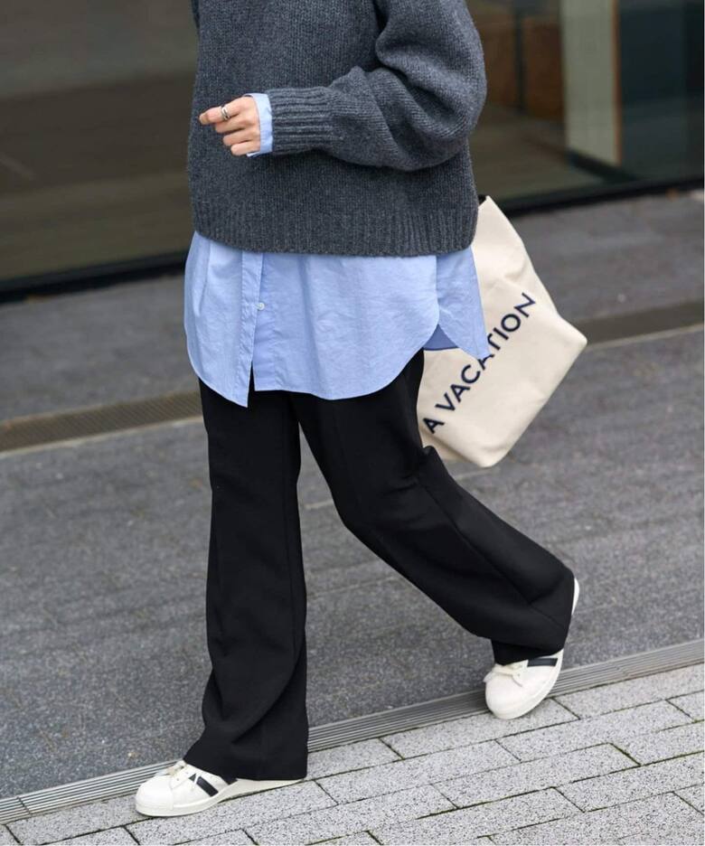 ≪追加≫セミフレアパンツ（スラックス）｜FRAMeWORK（フレームワーク  