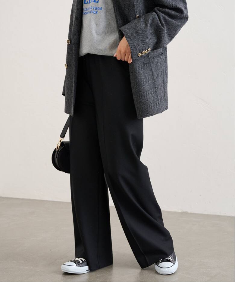 ≪追加≫ウォッシャブルTWタックワイドパンツ（スラックス  