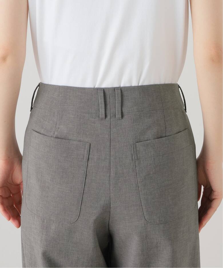 撥水リサイクルPeラップワイドパンツ（スラックス）｜FRAMeWORK  