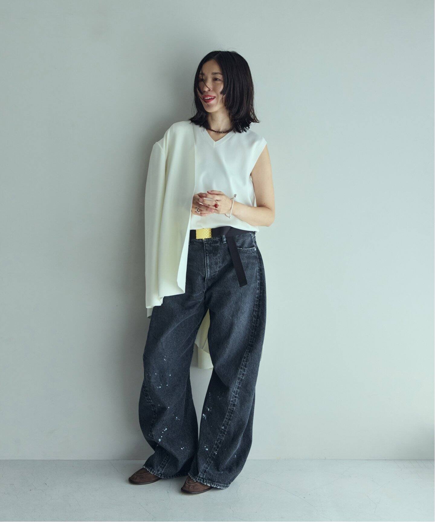 THENIME×OUT OF FRAMe denimパンツ（デニムパンツ・ジーンズ 