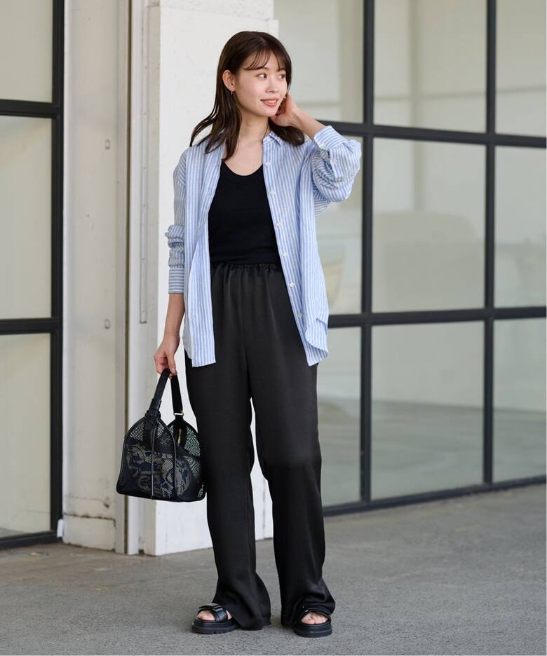 ≪WEB限定追加≫ヴィンテージサテンサイドスリットパンツ（その他  