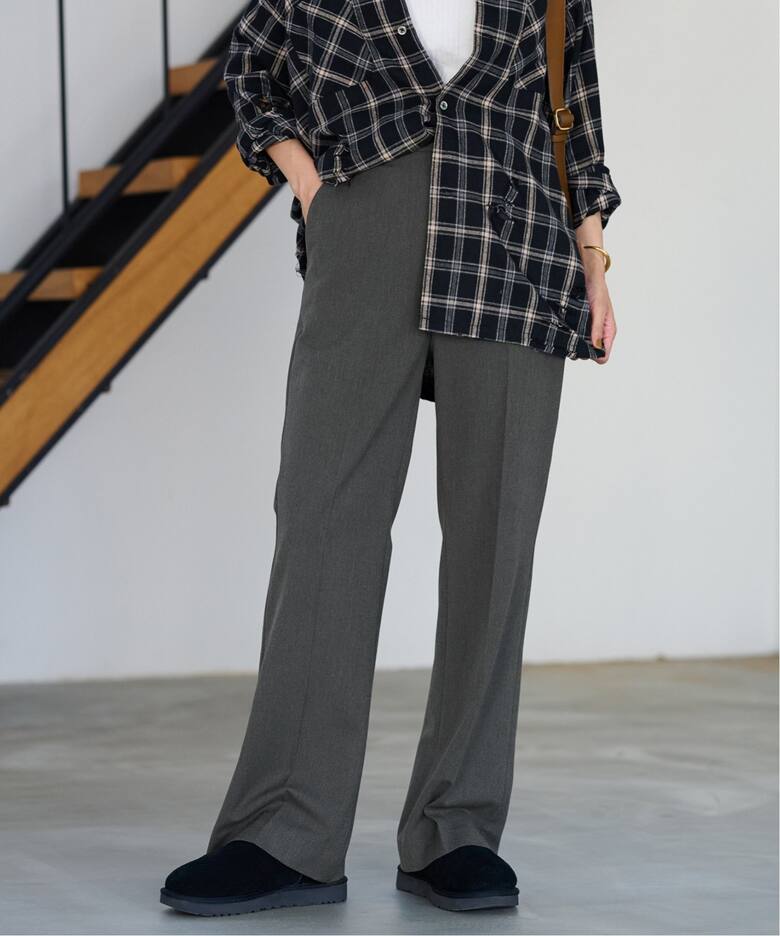 ≪追加≫裏起毛フレアーパンツ（スラックス）｜FRAMeWORK（フレーム  