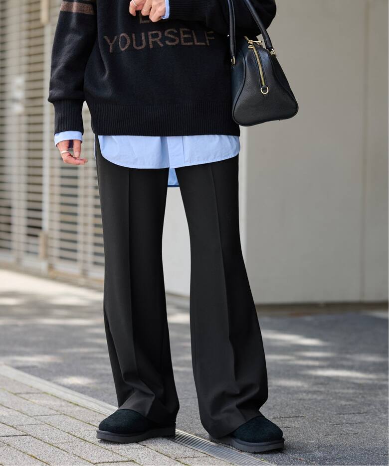 ≪追加≫裏起毛フレアーパンツ2（スラックス）｜FRAMeWORK（フレーム  