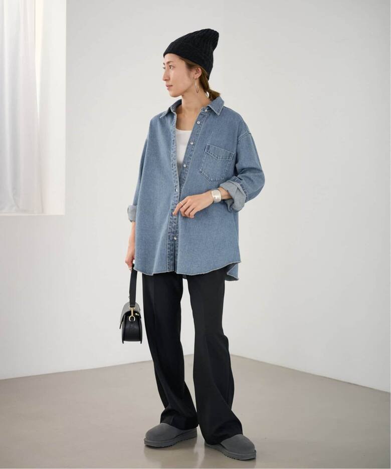 ≪追加≫裏起毛フレアーパンツ3（スラックス）｜FRAMeWORK（フレーム  