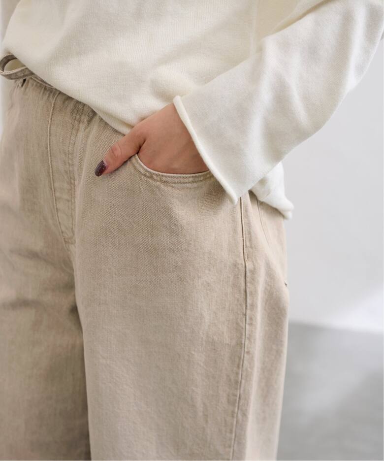 ブリーチデニムイージーパンツ（デニムパンツ・ジーンズ）｜FRAMeWORK  