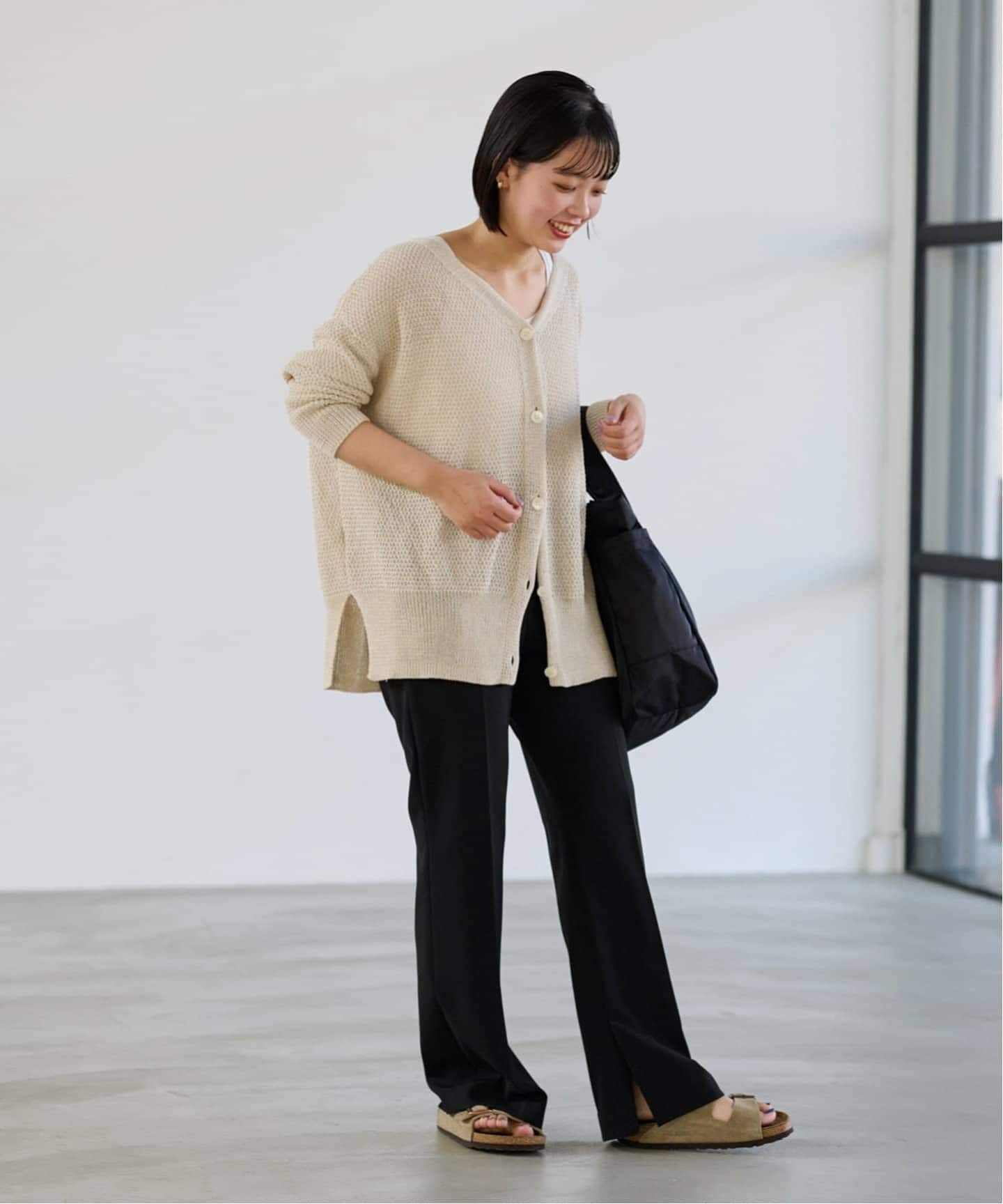 ≪追加≫ダブルクロススリットパンツ3（スラックス）｜FRAMeWORK