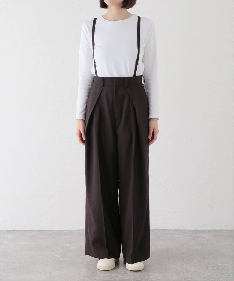 ライトTWタックサスペンダーパンツ（スラックス）｜FRAMeWORK  