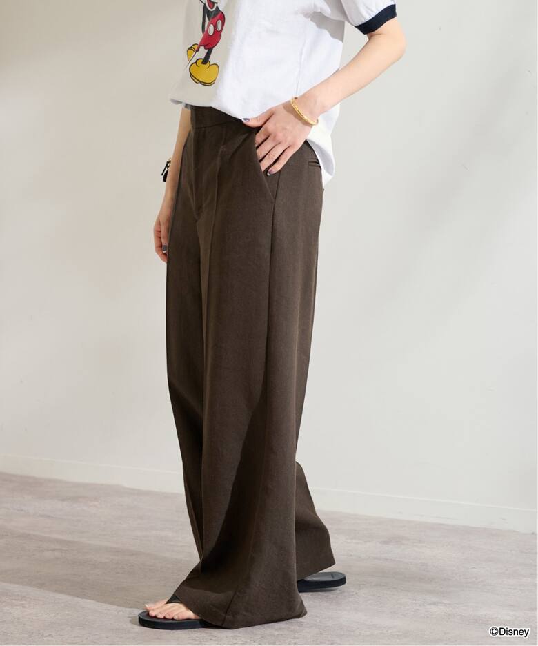 LINEN-PLオックスワイドパンツ（その他パンツ）｜FRAMeWORK（フレーム  