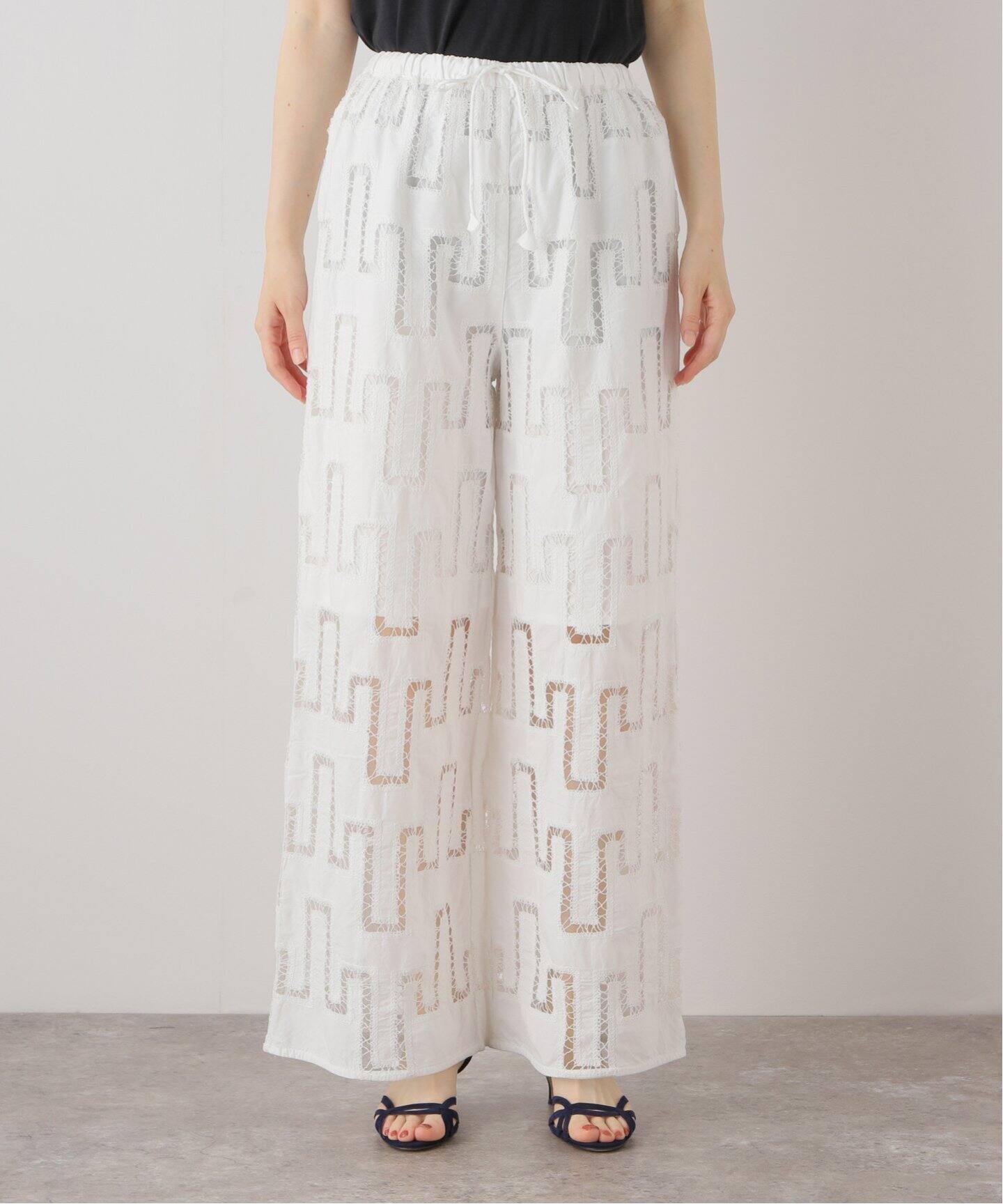 カットワークレースパンツ（その他パンツ）｜FRAMeWORK（フレーム  