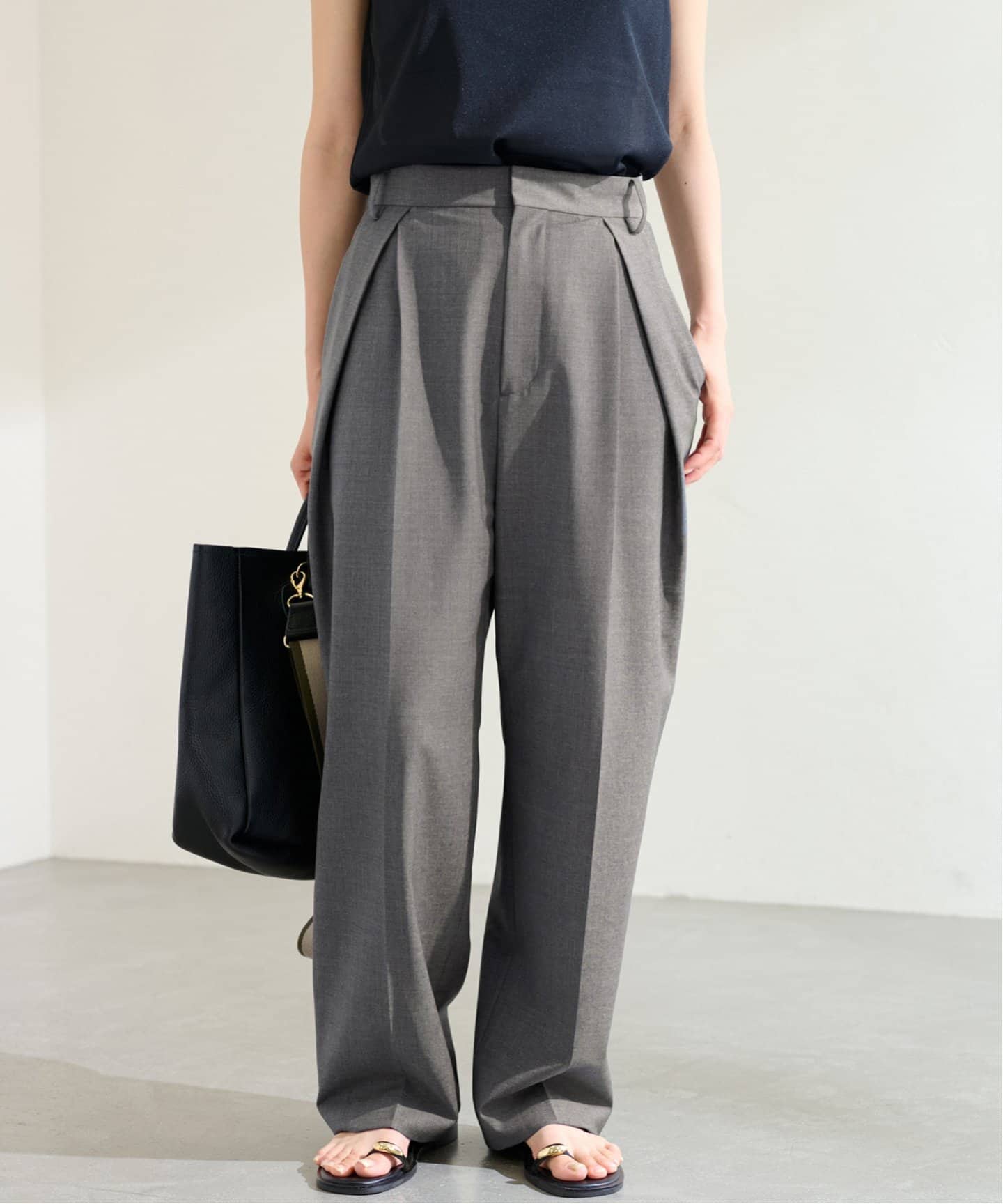 ≪追加≫サマーウールコクーンパンツ（スラックス）｜FRAMeWORK