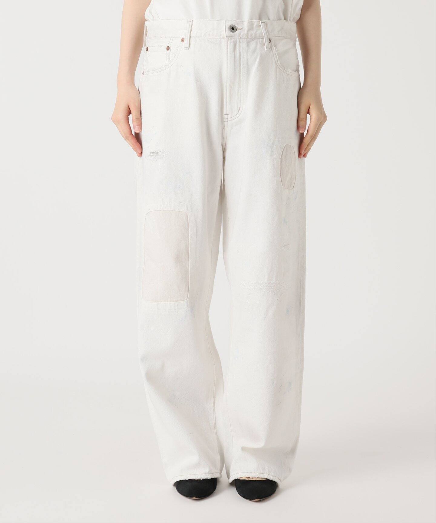 JOHNBULL/ジョンブル 10ozホワイトデニムHW（デニムパンツ・ジーンズ  