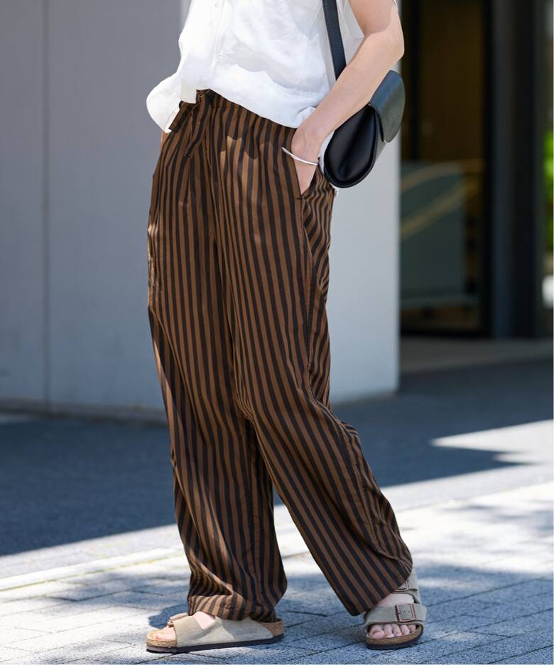 loomer/ルーマー 別注ボタニカルダイ ストライプパンツ（その他パンツ  