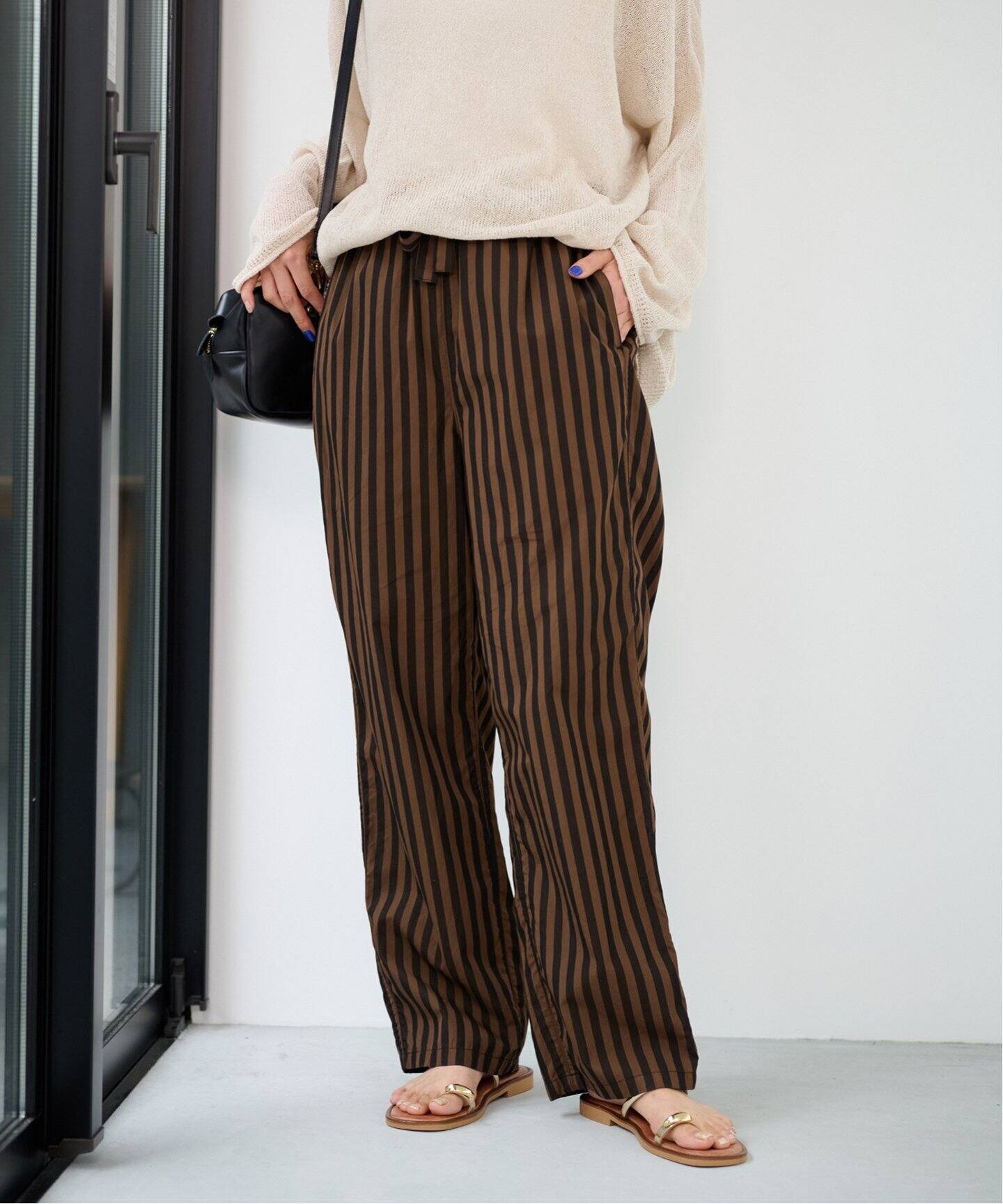 loomer/ルーマー 別注ボタニカルダイ ストライプパンツ（その他パンツ  