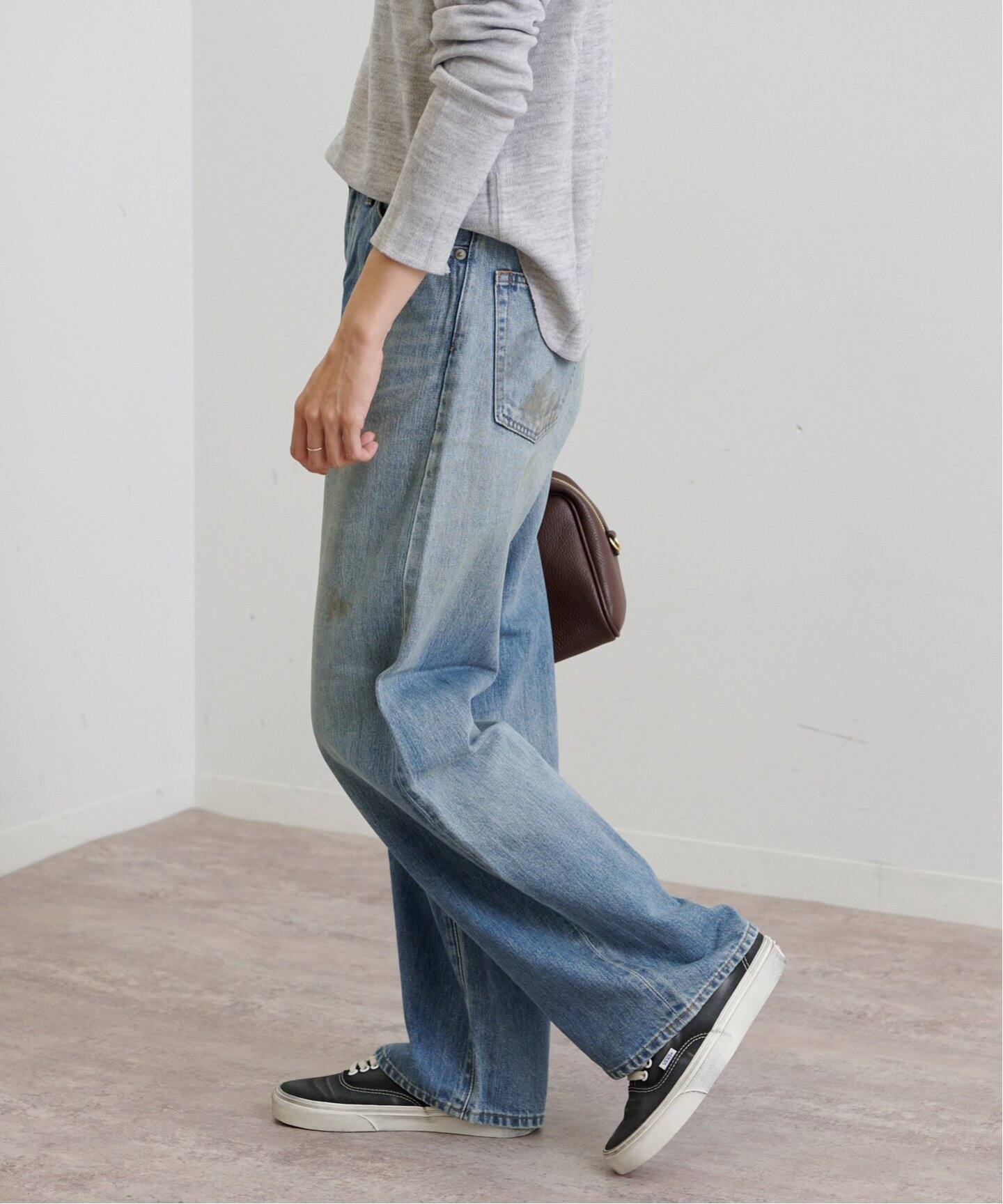 DENIM DELIGHT/デニムデライト セルヴィッチデニムワイドジーンズ