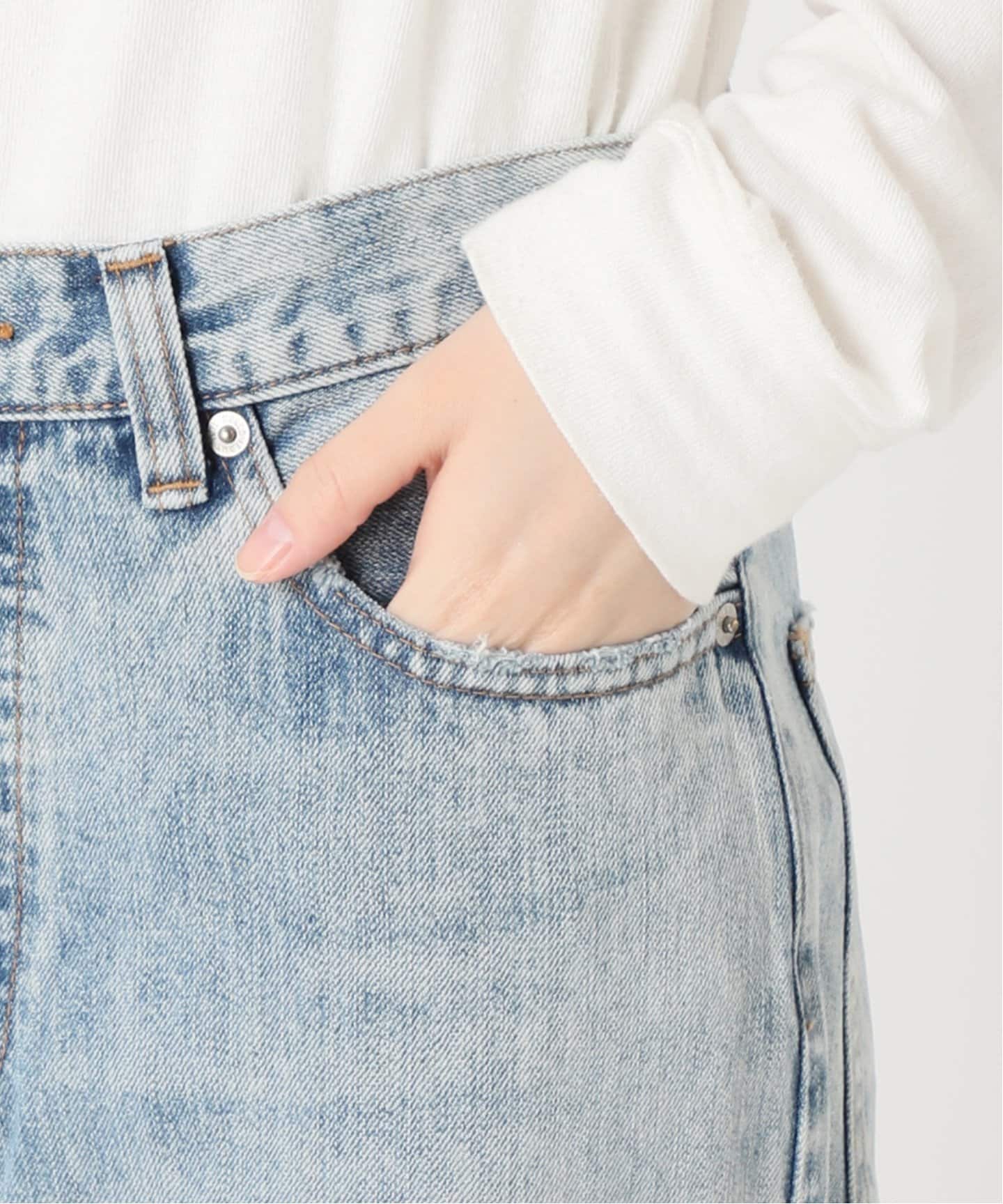 DENIM DELIGHT/デニムデライト セルヴィッチデニムワイドジーンズ