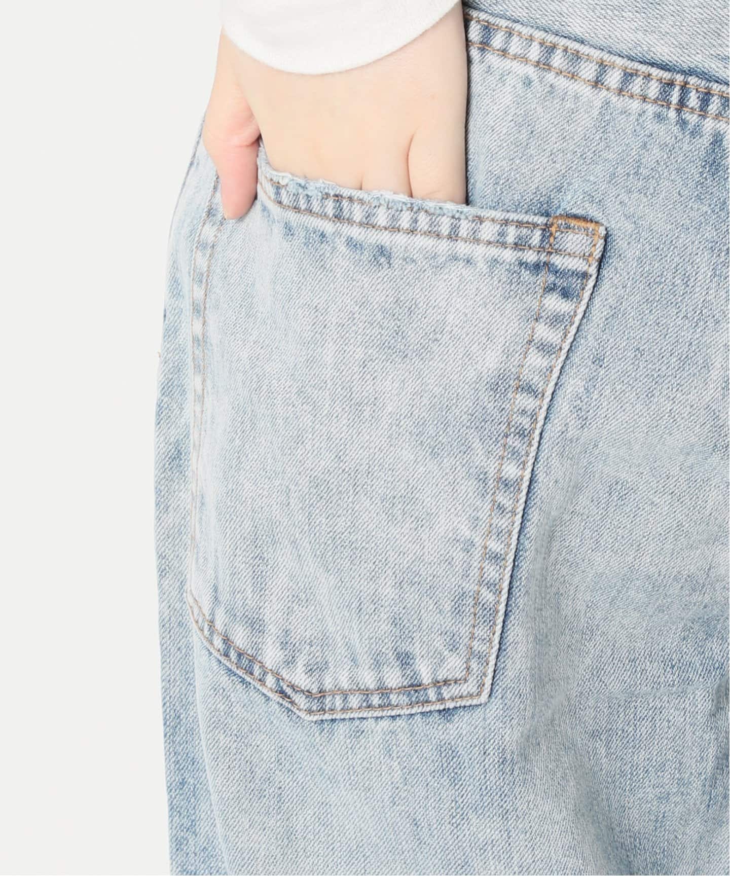 DENIM DELIGHT/デニムデライト セルヴィッチデニムワイドジーンズ