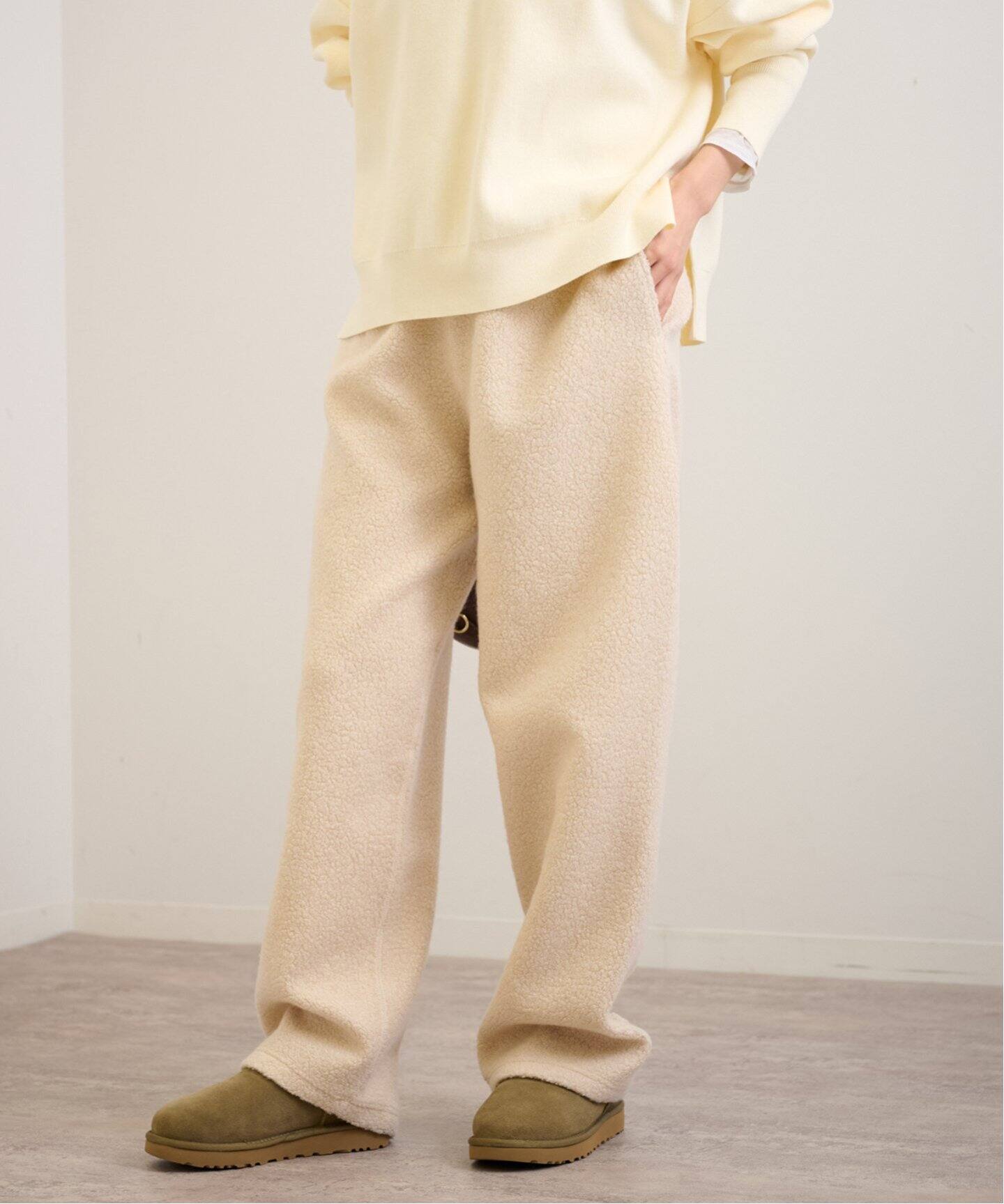 PROTAGONISTA/プロタゴニスタ 別注ボアパンツ（スラックス 