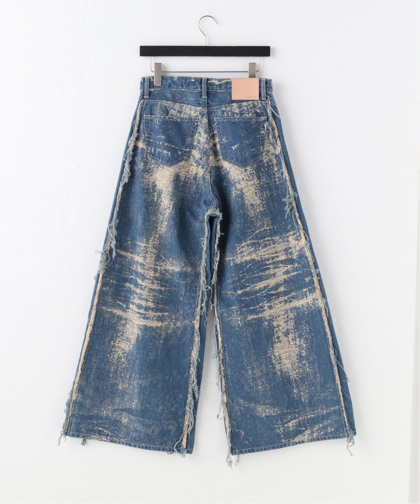 TAAKK/ターク】WIDE DENIM PANTS：デニムパンツ（デニムパンツ 