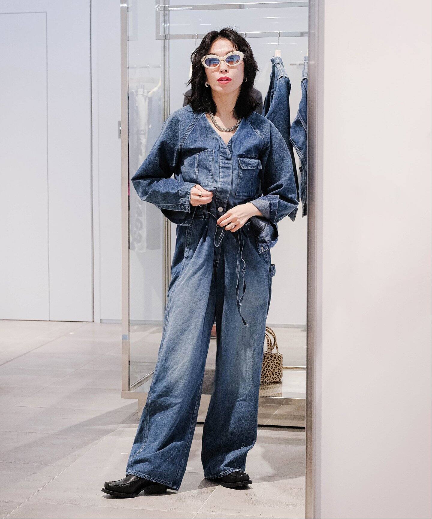 THENIME+TANAKA+New Manual】JUMPSUIT：ジャンプスーツ（つなぎ 