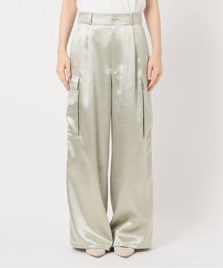 クレーターサテンカーゴパンツ（スラックス）｜NOBLE（ノーブル）の  