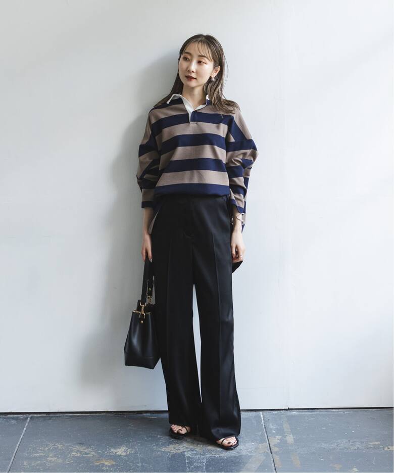 ルナサテンコンフォートパンツ（スラックス）｜NOBLE（ノーブル）の 