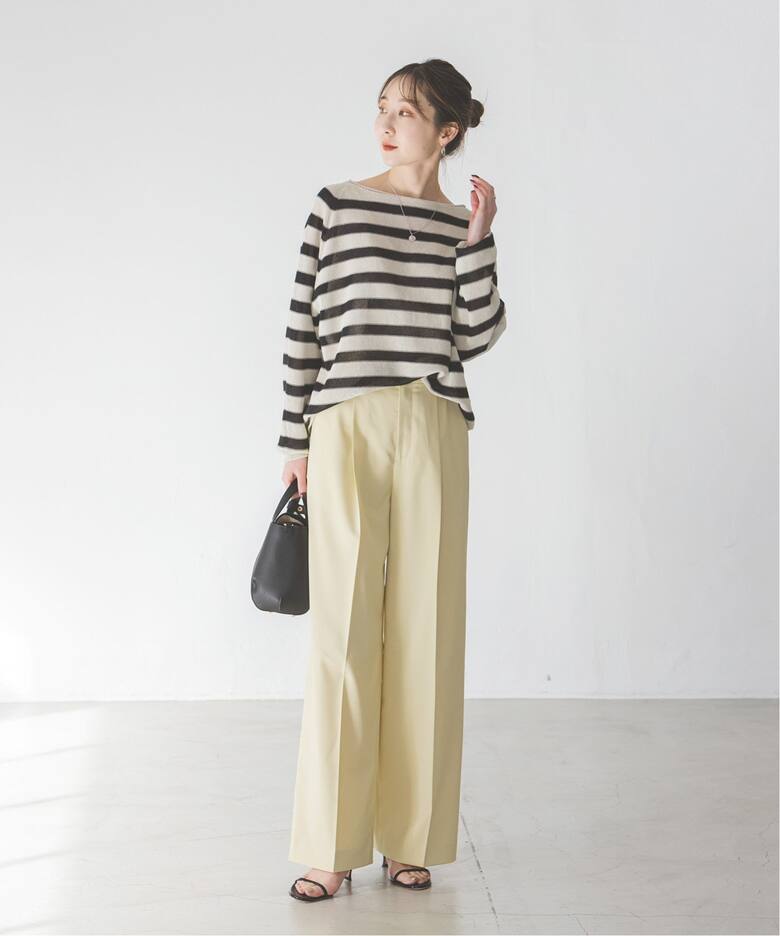 追加》エステルツイルストレッチスラックスパンツ 3（スラックス  