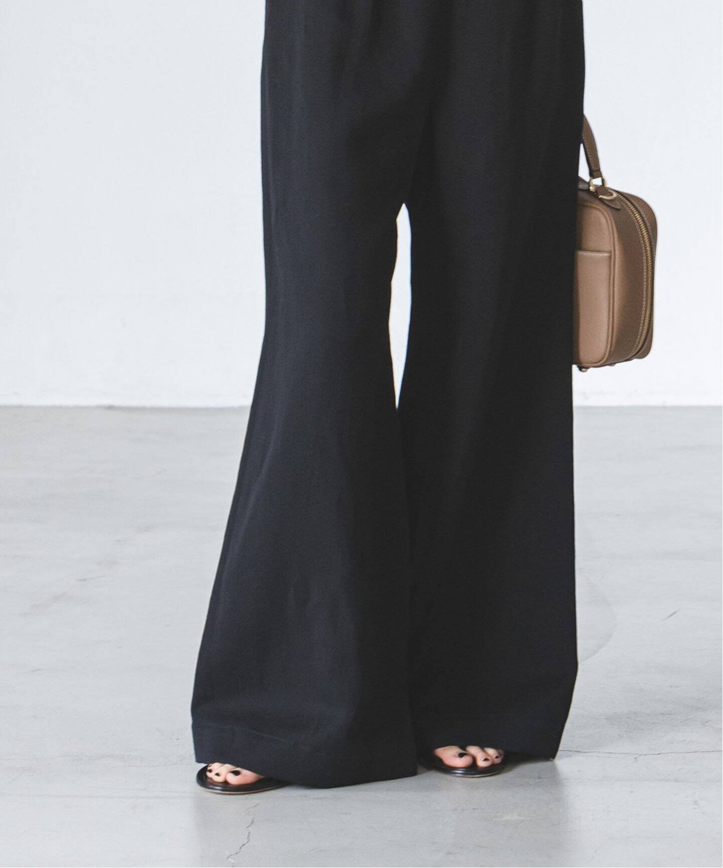 ハイウエストサロペットパンツ（スラックス）｜NOBLE（ノーブル）の 