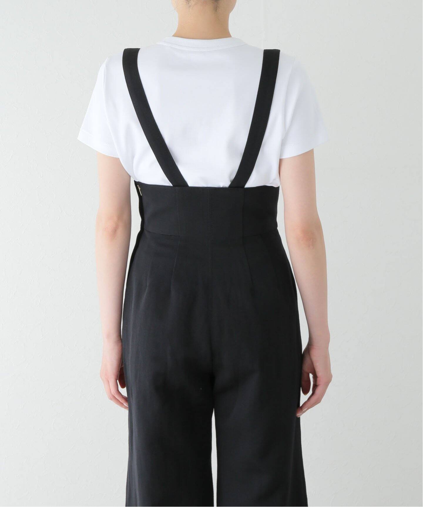 ハイウエストサロペットパンツ（スラックス）｜NOBLE（ノーブル）の 