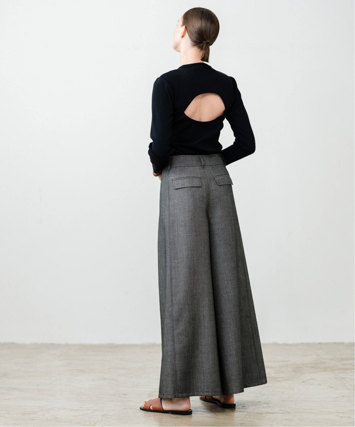 ELENI】デニムライクバギーパンツ（スラックス）｜NOBLE（ノーブル）の  