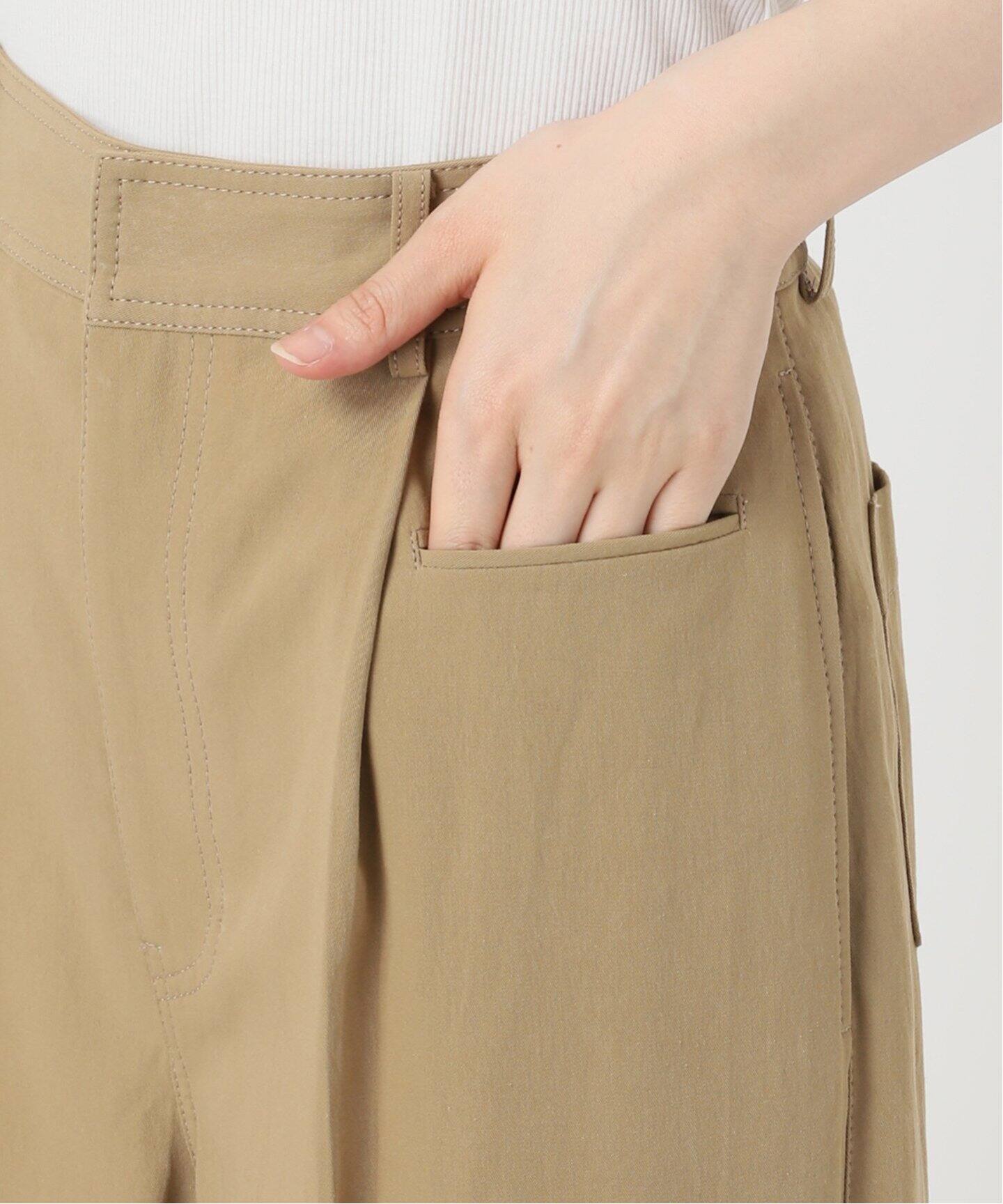 MARMARMAR ハイウエストワイドチノパンツ MARMARMAR ハイウエストワイドチノパンツ
