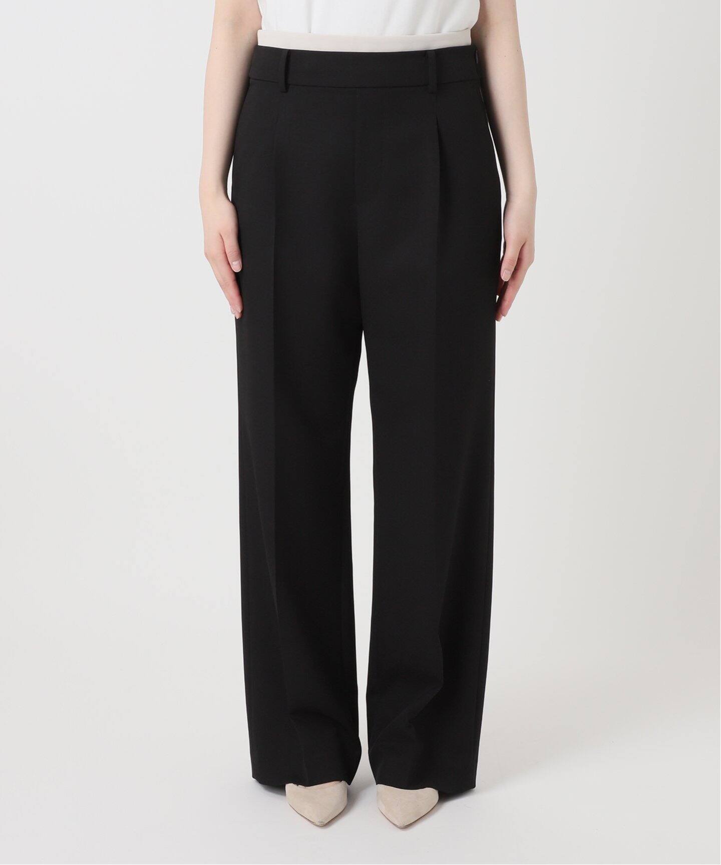 Wウエストストレートパンツ（スラックス）｜NOBLE（ノーブル）の通販  