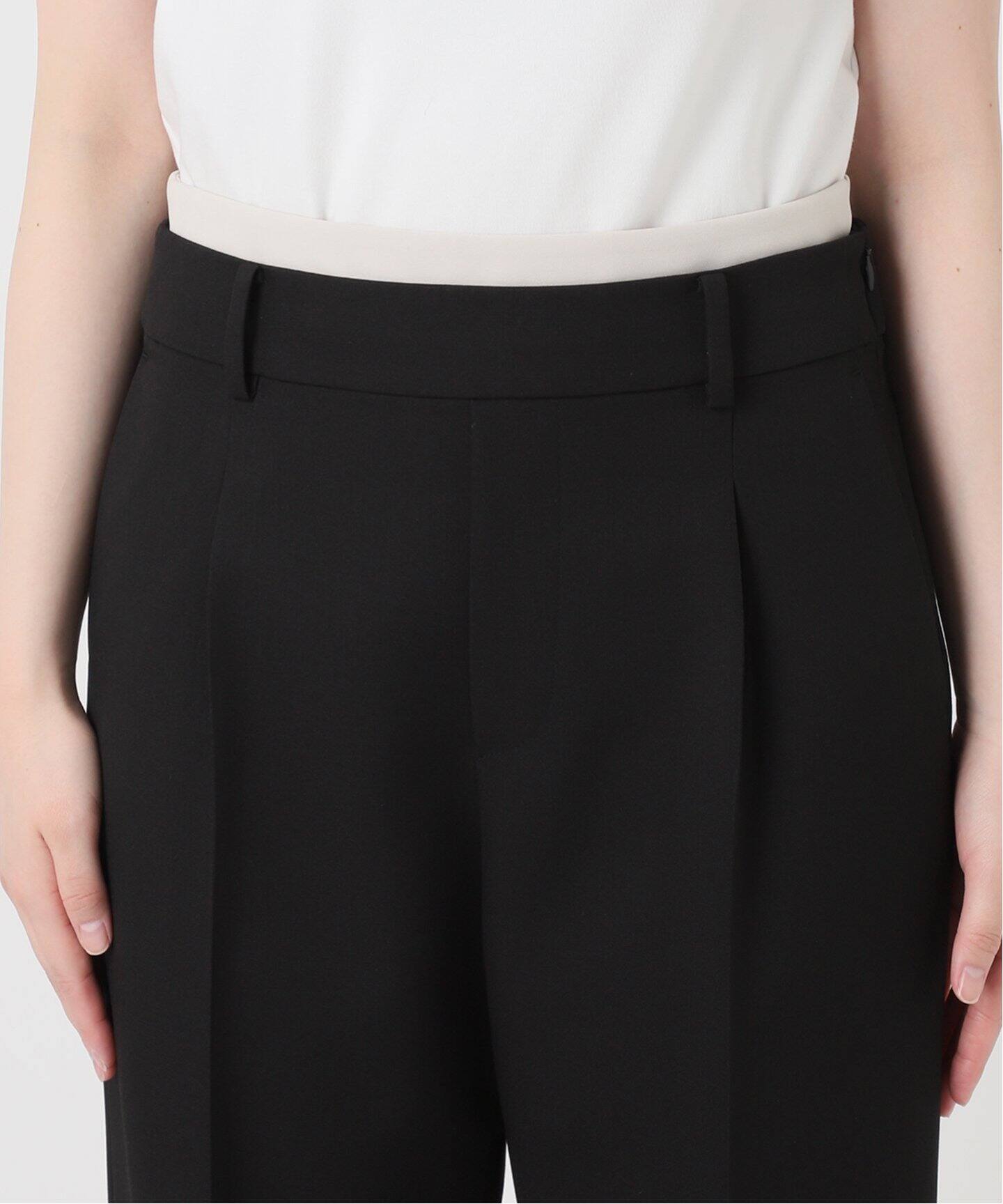 Wウエストストレートパンツ（スラックス）｜NOBLE（ノーブル）の通販