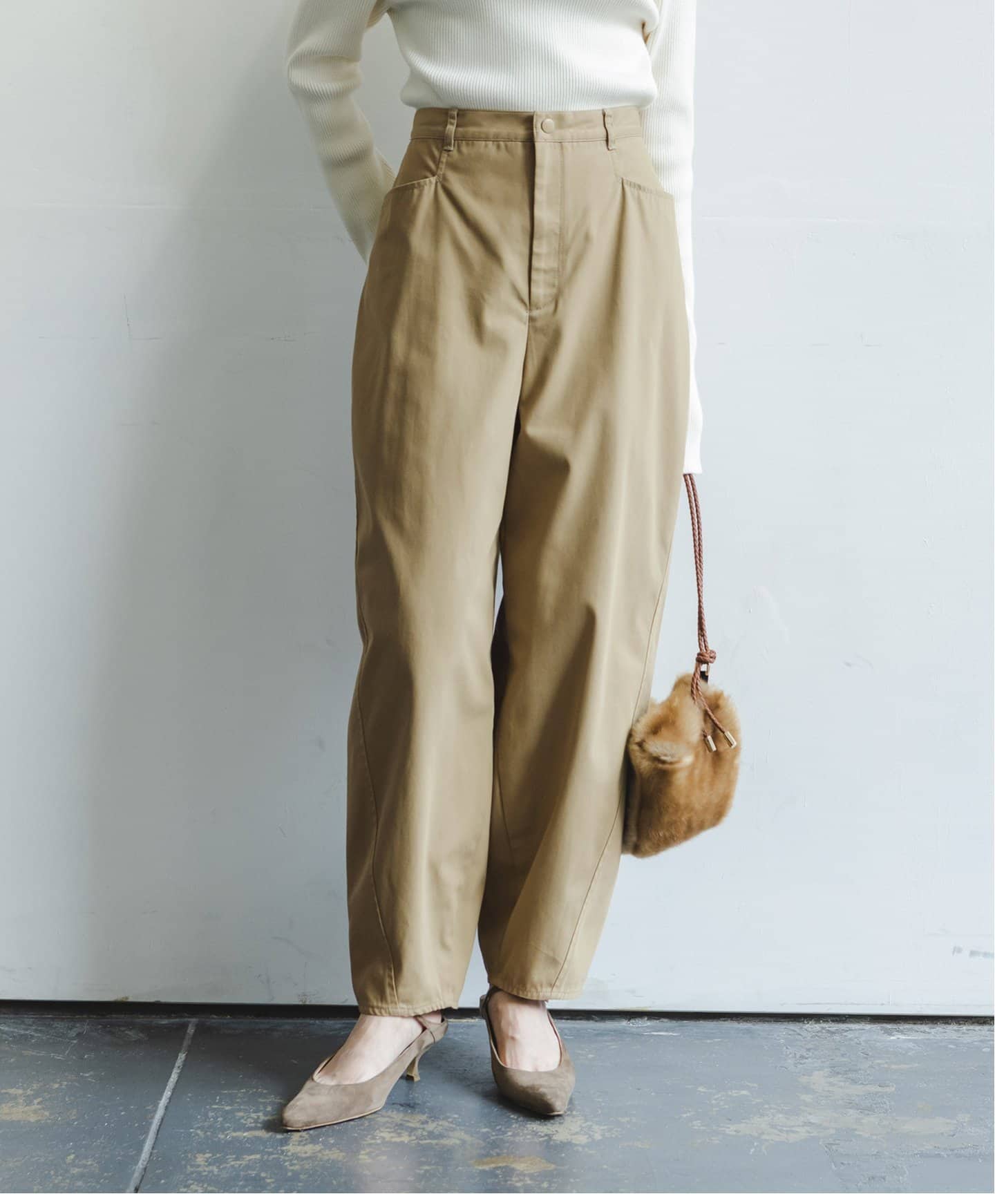 追加》カーブシルエットパンツ（チノパンツ）｜NOBLE（ノーブル）の