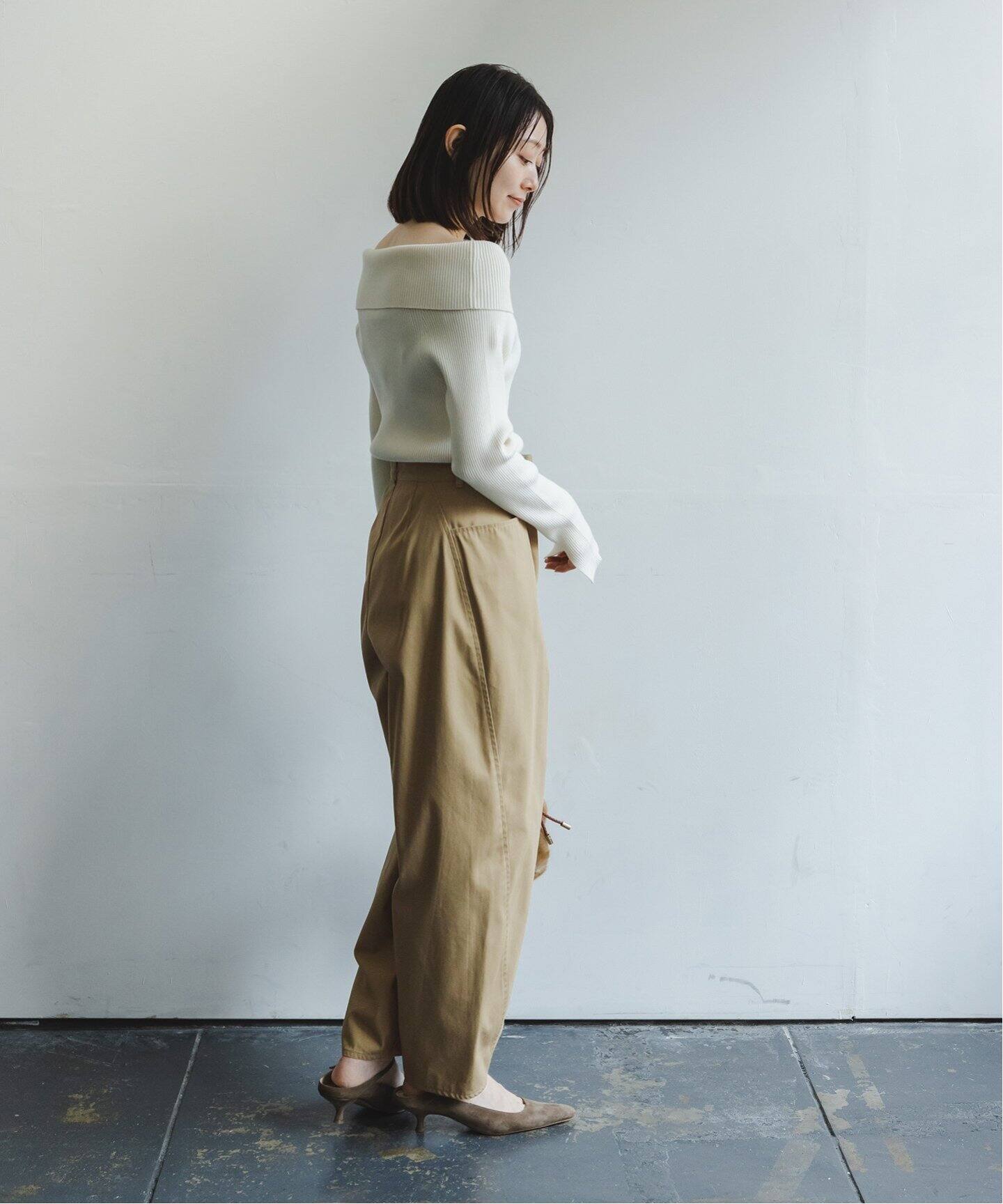 追加》カーブシルエットパンツ（チノパンツ）｜NOBLE（ノーブル）の