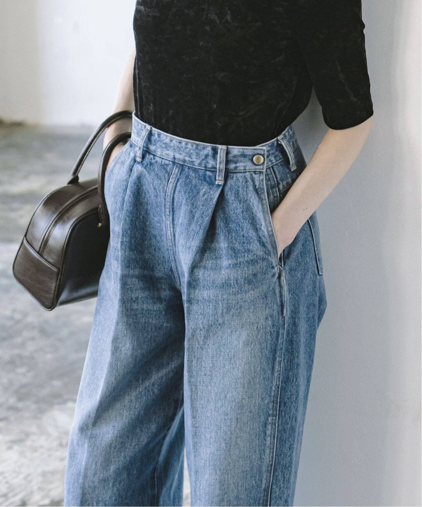 SERGE de bleu/サージ SIDE ZIP（デニムパンツ・ジーンズ）｜NOBLE 