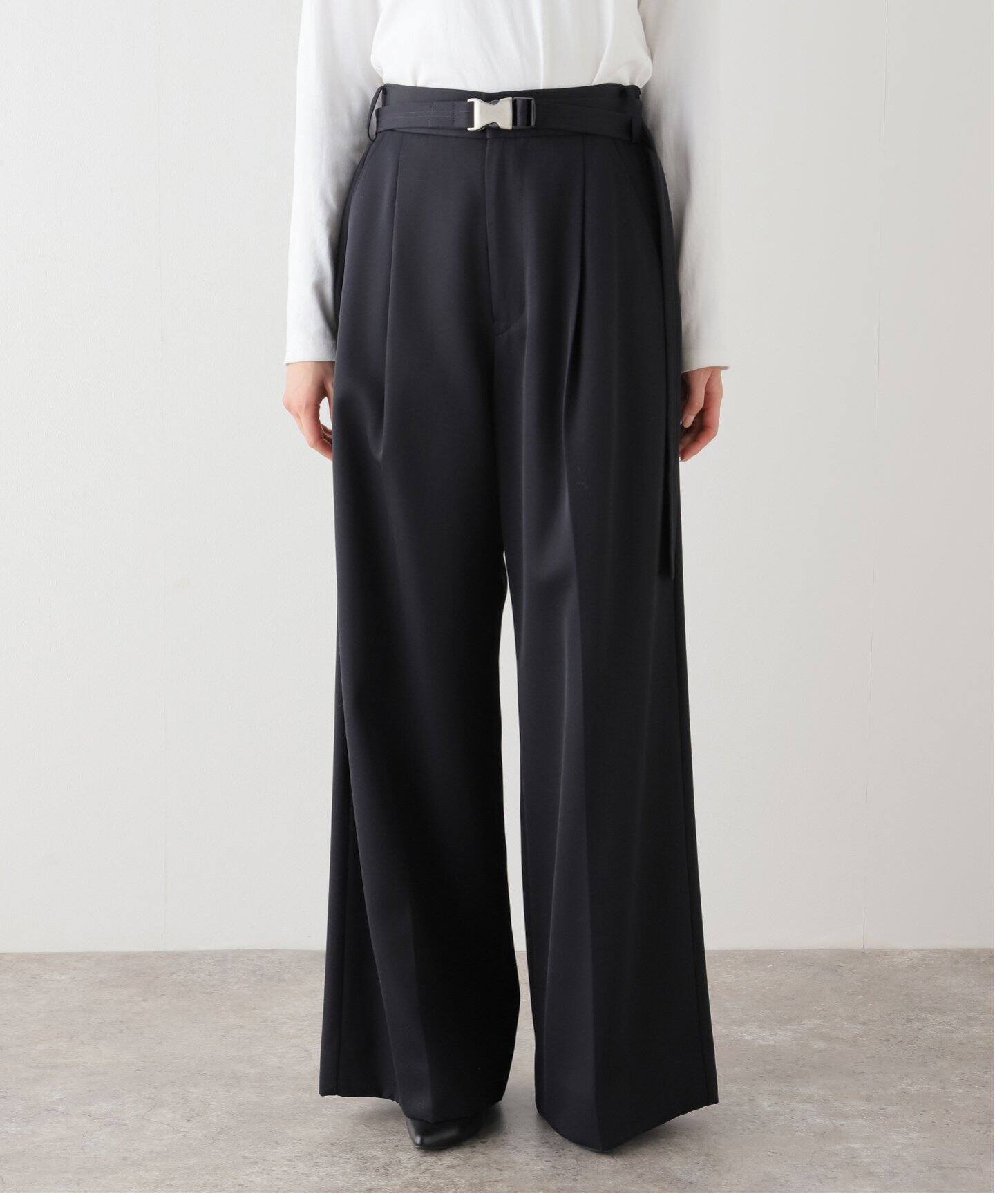 UJOH/ウジョー Belted Wide Pants（スラックス）｜NOBLE（ノーブル）の 